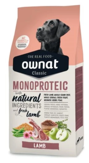Ownat Classic Monoproteico Agnello 4 kg per cani