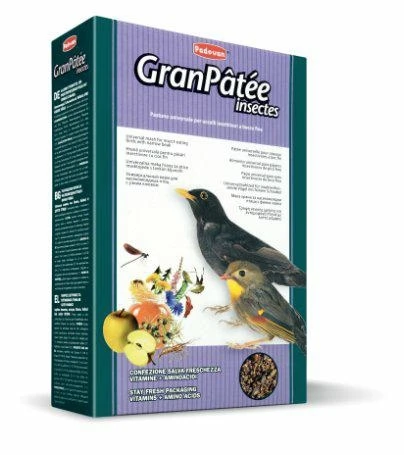 Padovan GranPâtée Insectes 1 kg - mangime per uccelli insettivori