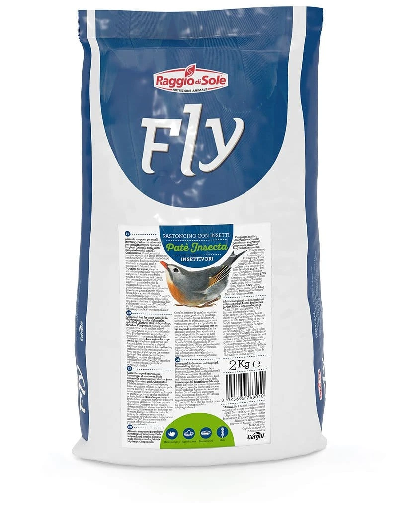 Pastoncino con Insetti Patè Insecta 2 kg Raggio di Sole - Fly Raggio di Sole