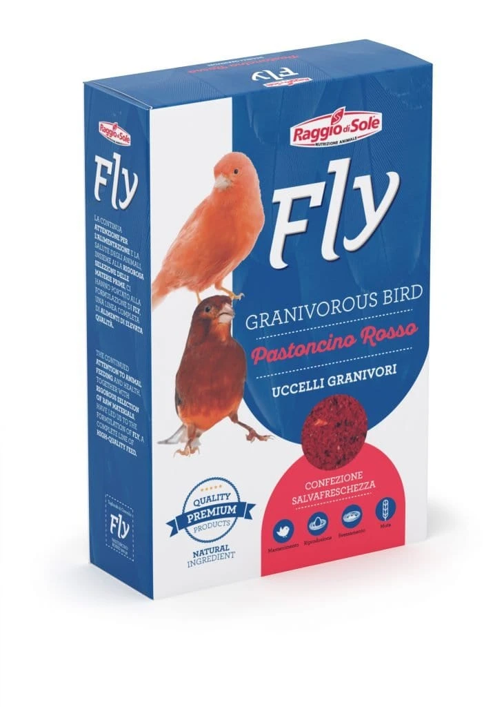 Pastoncino Rosso Fly Hobby - Canarini - Raggio di Sole
