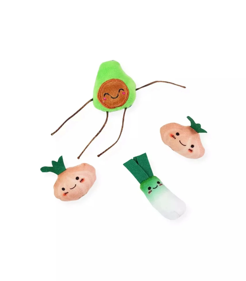 Peluche per gatti Orto Belli 4 giochi Ferribiella