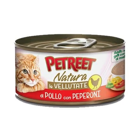 Petreet Vellutata Pollo/Peperoni 70g - PETREET