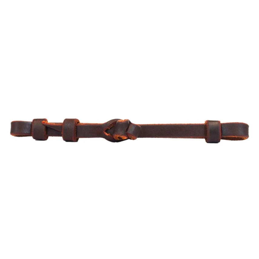 Platinum Pro Latigo Leather Bit Hobble - Hobble in cuoio Latigo per monta western - Unica Olio Scuro