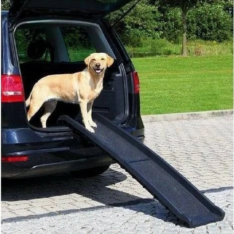 Trixie Rampa Plastica 40x156 cm nera per cani