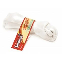 Record Osso nodato bianco in pelle bovina 10 cm (XS)