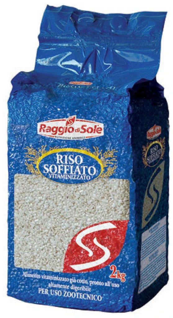 Riso Soffiato per Cani Vitaminizzato 2 kg Raggio di Sole