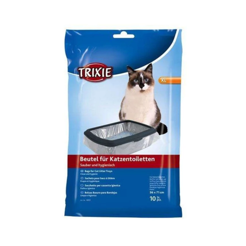 Trixie Sacchetti per lettiera gatto in nylon, 10 pezzi