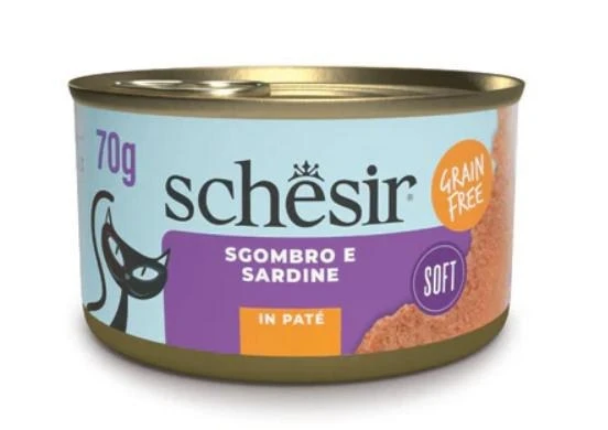 Schesir Cat Paté Sgombro e Sardine 70 g