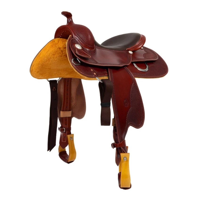 Sella Garland Big Butterfly per Reining - corner basket