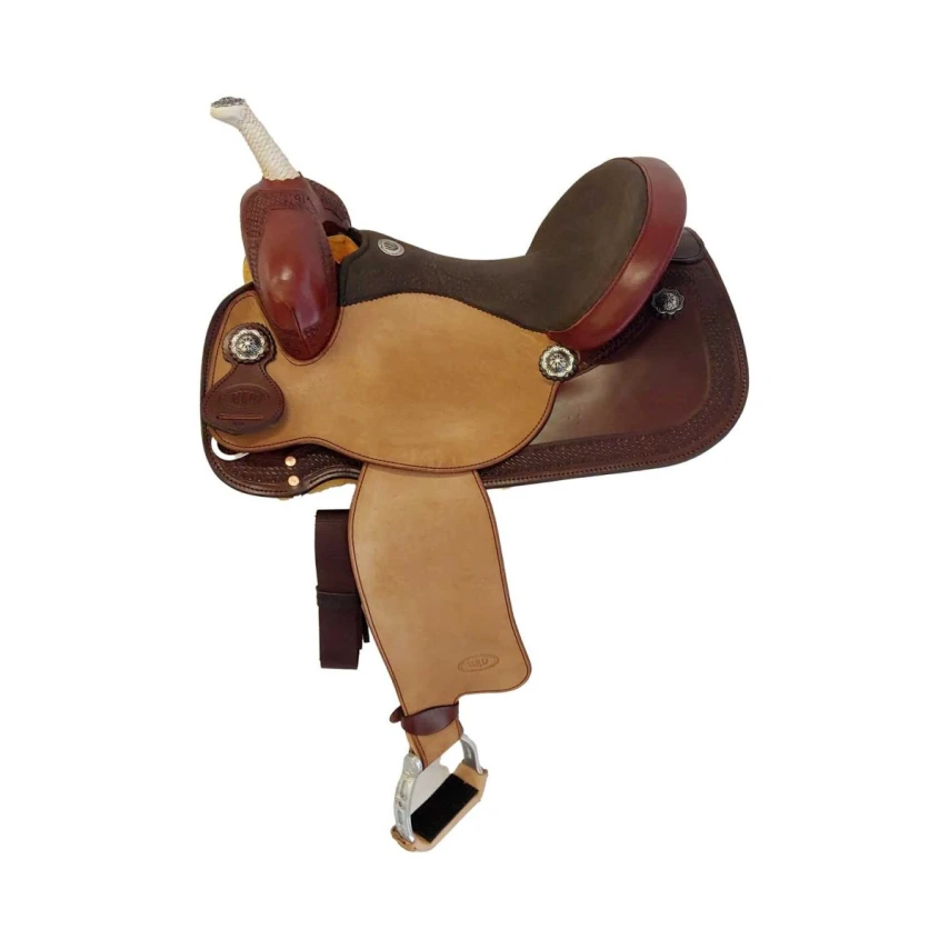 Sella Westwood Barrel 15 pollici - arcione QH (Burgundy)