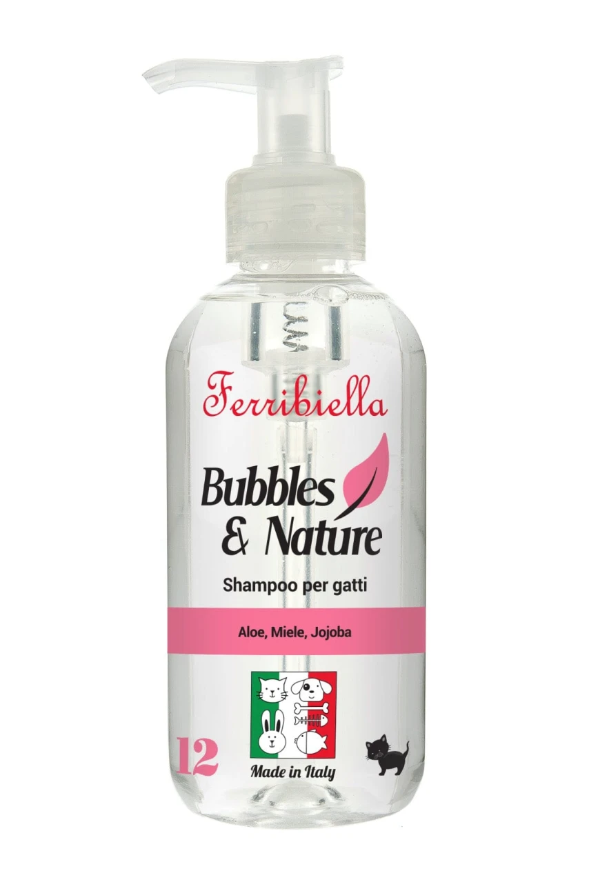 Shampoo per Gatti Districante - 250 ml - Bubbles & Nature - Ferribiella
