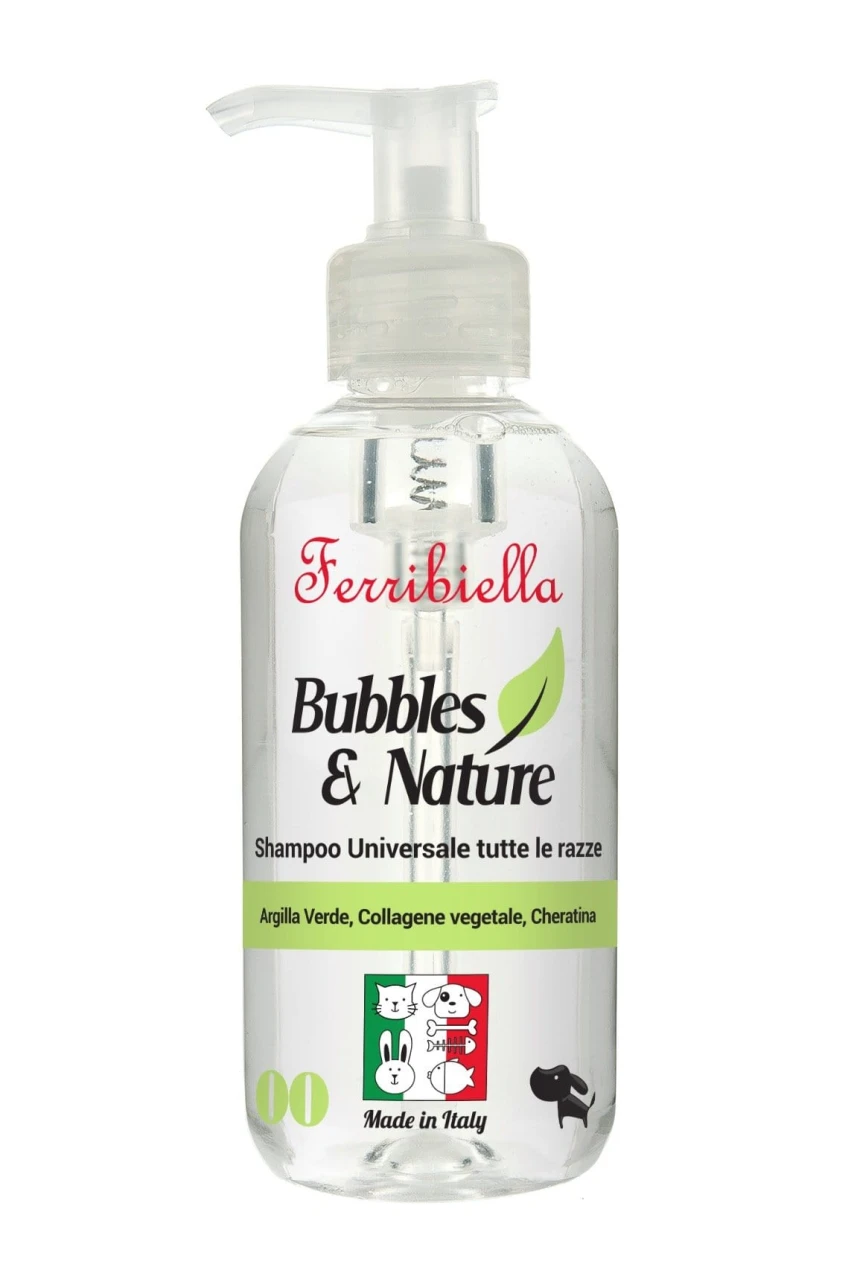 Shampoo universale per tutte le Razze - 250 ml - Bubbles & Nature - Ferribiella