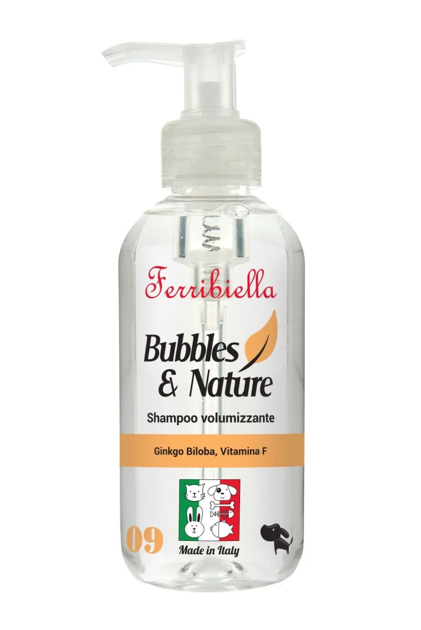 Shampoo Volumizzante per Cani - 250 ml - Bubbles & Nature - Ferribiella