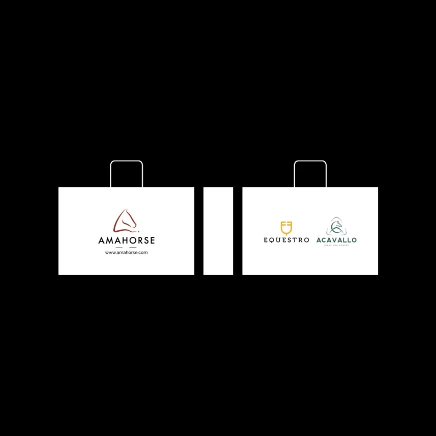 Shopping bag in tessuto non tessuto Umbria Equitazione
