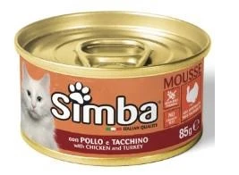 Simba Cat Pollo e Tacchino 85 g - Umido per Gatti