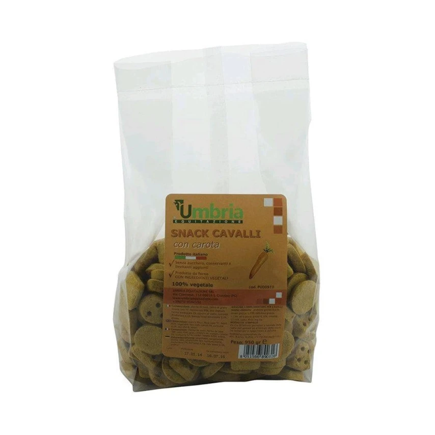 Snack Cavalli alla Carota Umbria Equitazione 1 kg