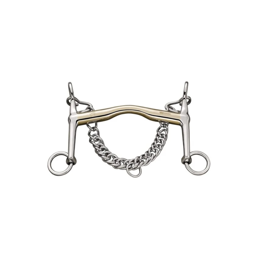 Sprenger Filetto Weymouth Sensogan 16 mm con guance in acciaio inox 5 cm
