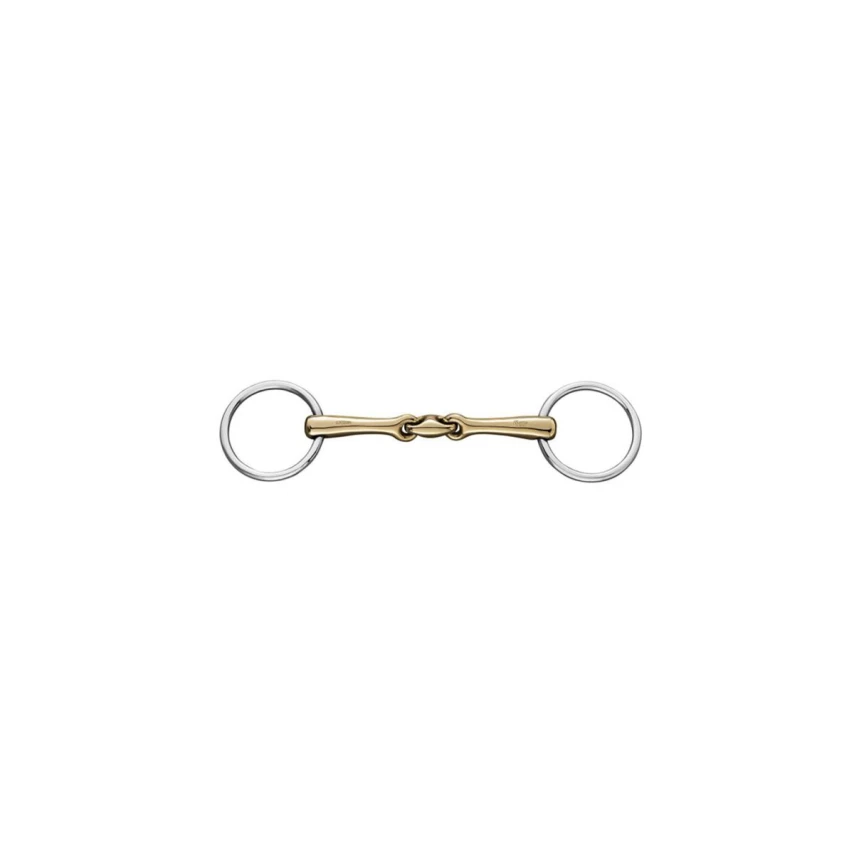 Sprenger KK Ultra Bradoon Aurigan 14 mm anelli inox 55 mm - 15,5 cm