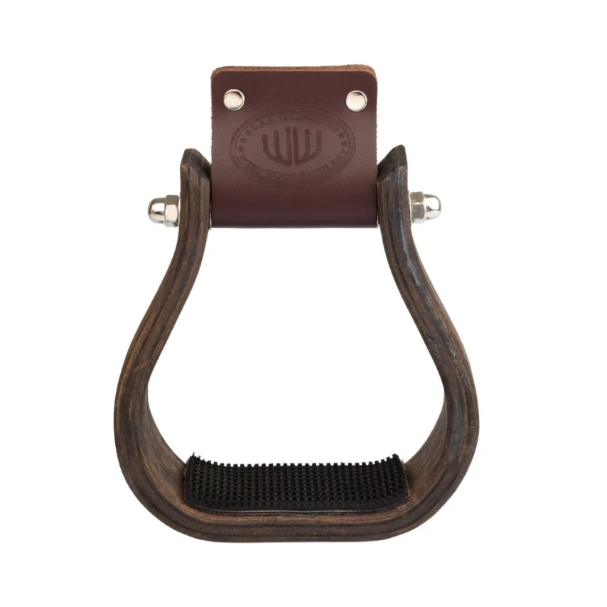 Staffa western in legno con panca antiscivolo Westwood - Unica Testa di Moro