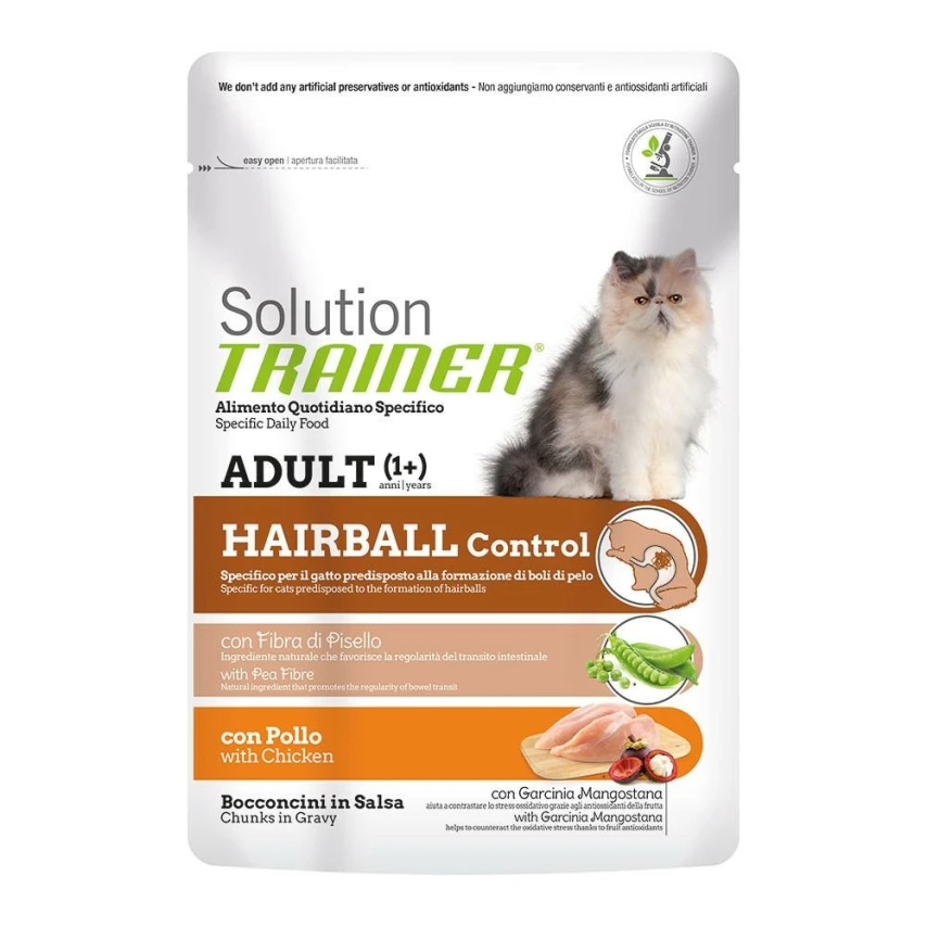 Trainer Buste Hairball Pollo - 12 x 85g - Natural Trainer