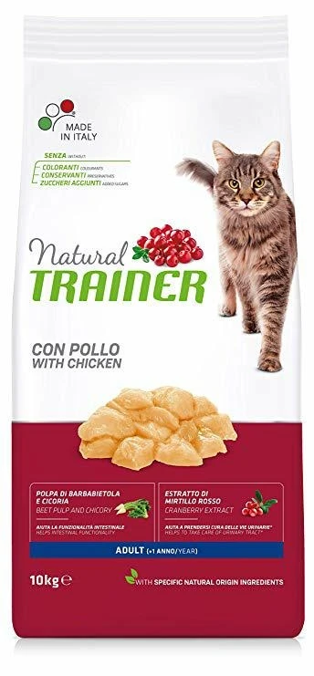 Trainer Natural Cat Pollo - Mangime secco per gatti 10 kg - Natural Trainer