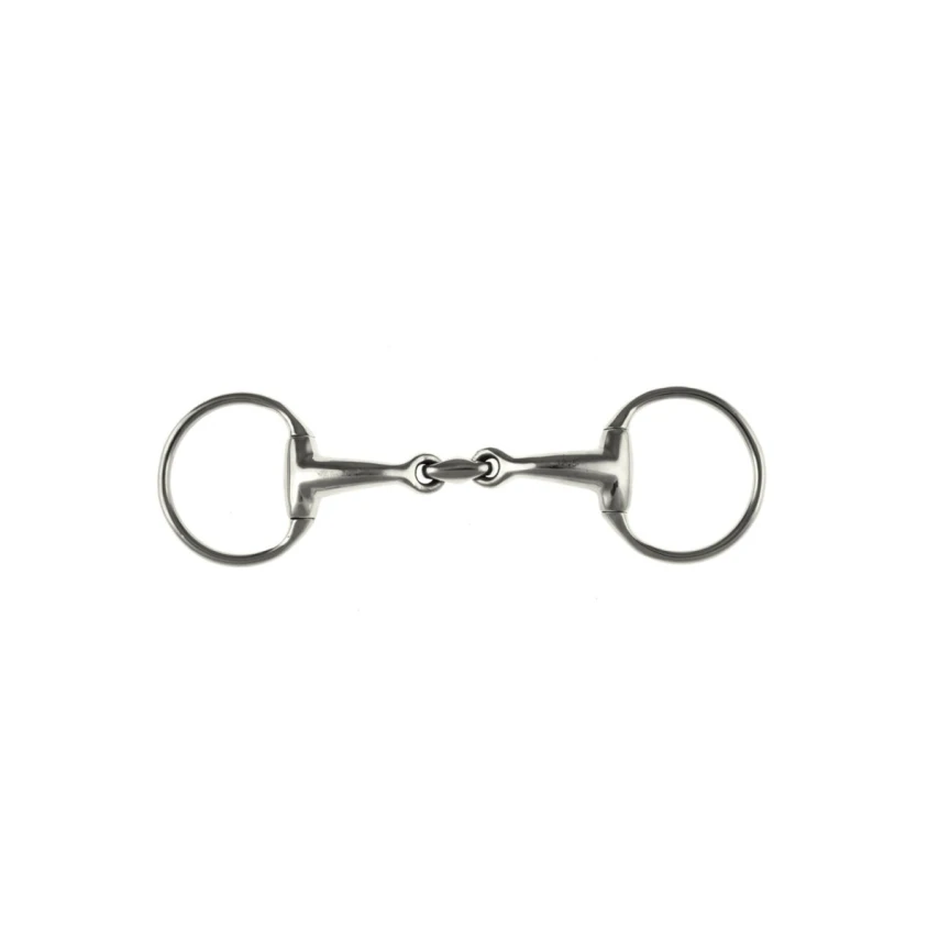 Umbria Equitazione - Filetto Oliva Inox con Olivetta (bocca curva)