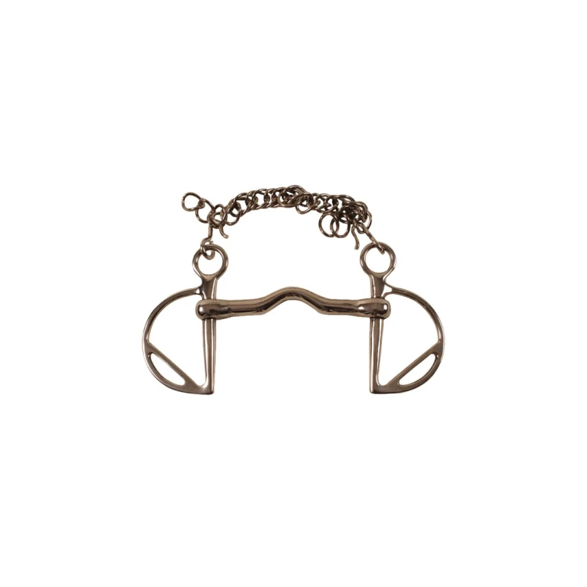 Umbria Equitazione Filetto spagnolo intero 1 chiamata (acciaio inox)