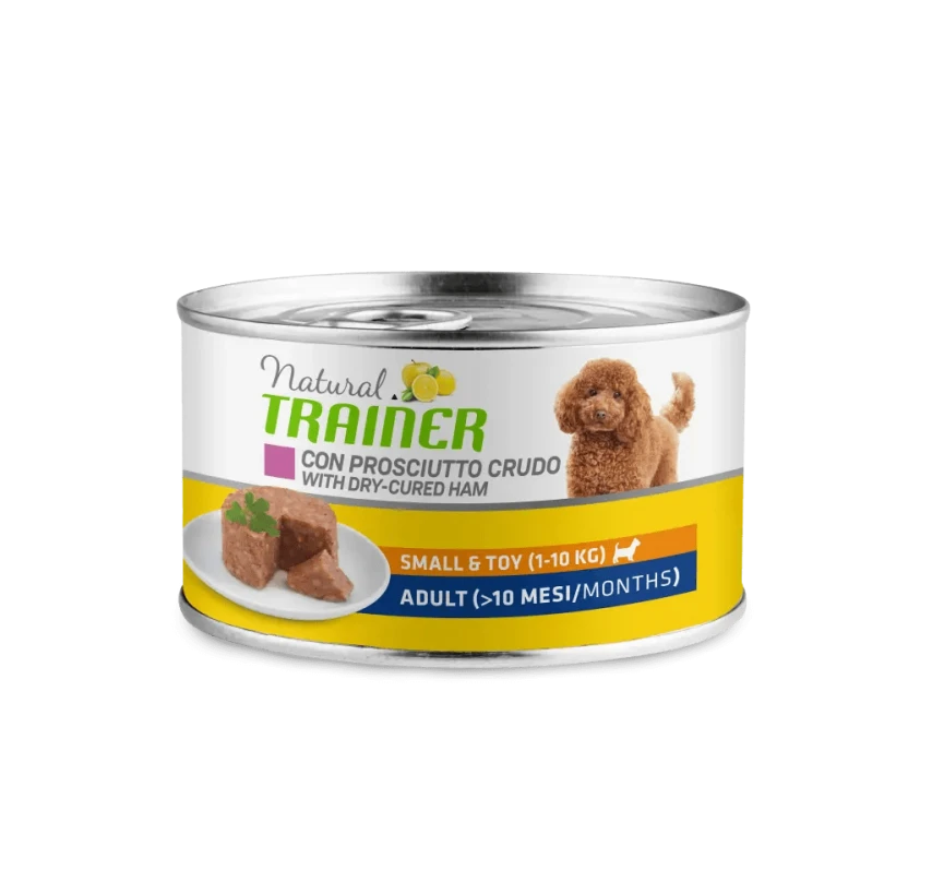 Umido Trainer cane piccolo Prosciutto Crudo 150 g - Natural Trainer