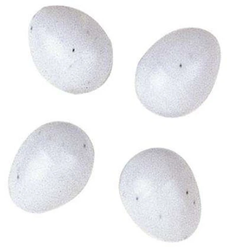 Ferplast uova finte in plastica, set 4 pz, bianco