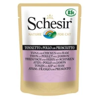 Agras Schesir Cat Buste Tonnetto/Pollo/Prosciutto 20 x 85 g