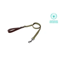Guinzaglio Regolabile Linum Verde Foresta 15 mm x 120-180 cm - FREEDOG