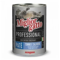 Morando Miglior Gatto Paté Tonno/Salmone 24 x 400 g