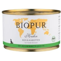 Biopur Dog Pollame/Riso/Carote 400g - Cibo Umido per Cani