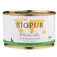 BIOPUR 100% Muscolo della Carne di Pollame 380g