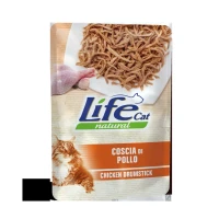 Lifepet Lifecat Buste Coscia di Pollo 30 x 70 g