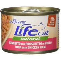 Lifepet Lifecat Ricette Tonno/Prosciutto/Pollo/Carote 150 g