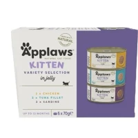 Applaws Multipack Kitten Selezione Mista Jelly 6 x 70 g