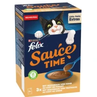 Purina Felix Sauce Time Pollo e Tacchino 6 x 40 g