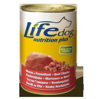 Lifepet Lifedog Manzo a Pezzettoni 400 g