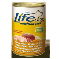 Lifepet Lifedog cibo umido per cani Pollo/Manzo 400 g