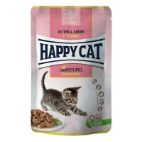 HappyCat Kitten Pollame 24 x 85 g - Umido per gattini