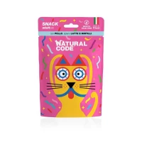 Natural Code Snack Pollo/Latte/Mirtilli 60 g per Gatti