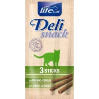 Lifepet Lifecat Snack Tacchino/Coniglio, 3 stick x 15 g