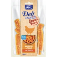 Lifepet Lifedog Superfood Barrette Pollo e Zucca 100 g