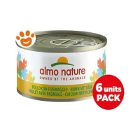 Almo Nature Cat Pollo e Formaggio Megapack 6 x 70 g