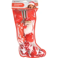 Flamingo Calzino Rosso di Natale per Animali Domestici