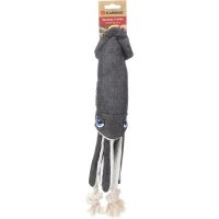 Flamingo Giocattolo per Cani Flipper Seppia L Grigio 9x7,5x45 cm