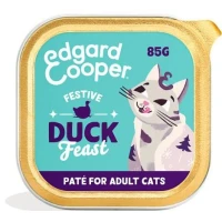 Edgard Cooper Paté Festive all'Anatra per Gatti 16 x 85 g