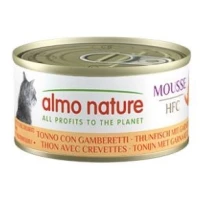 Almo Nature HFC Cat Tonno con Gamberetti Mousse 70 g