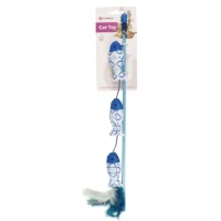 Flamingo Ice Bacchetta con 3 Pesci - Gioco per gatti